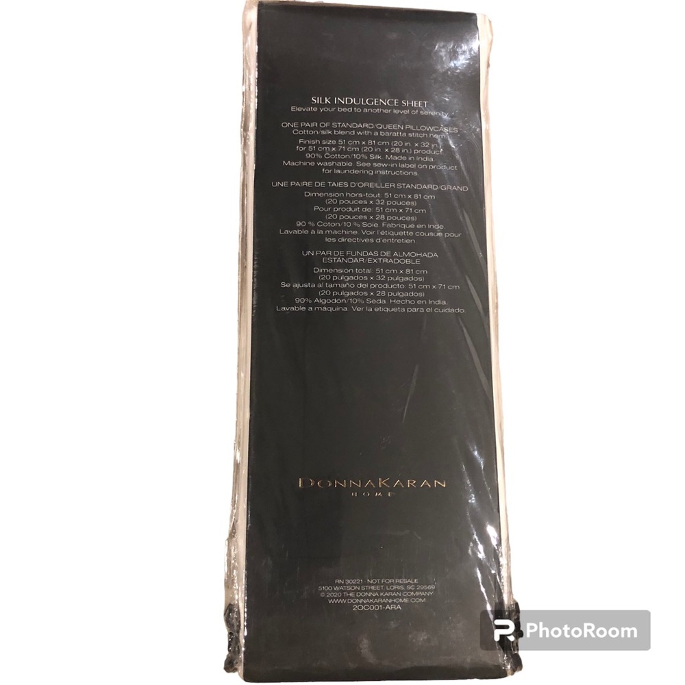 NWT Donna Karan Silk Indulgence Ivory Pillowcase Set - Picture 7 of 11